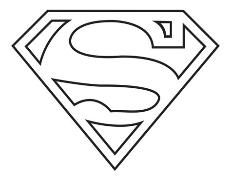 Superman Sign Coloring Pages