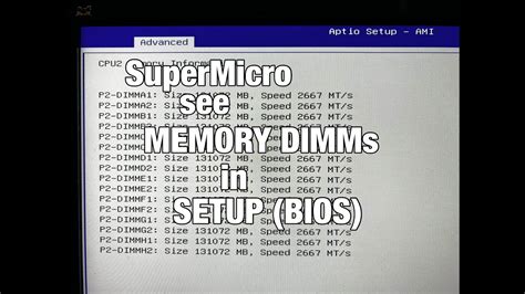 Supermicro bios memory test.  Nov 16, 2022 · I built a new computer o...