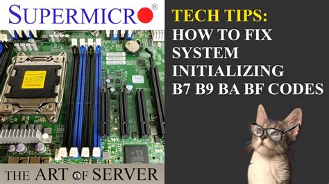Supermicro post code ba.  It boots up but stuck on BA mode. .  Always "BA...