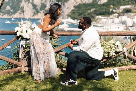 Supermodel Chanel Iman and NFL player Davon Godchaux get engaged in Italy
