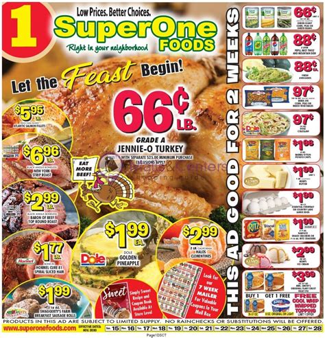 You can browse weekly ad items, add your own items, and create a shopping list . Check out the great deals happening this week at your neighborhood Roseau Super One Foods grocery store. 