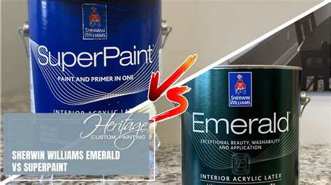 Superpaint vs emerald. Feb 7, 2022 · SuperPaint comes with a 15-year warranty, whereas Duration comes with a lifetime limited warranty. Duration is a thicker coating than SuperPaint. It’s more expensive, but also much more durable. Because it’s so thick, it has less breathability, which may be a concern if painting over many layers of paint. 