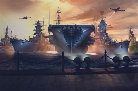 Superships in the Tech Tree World of Warships