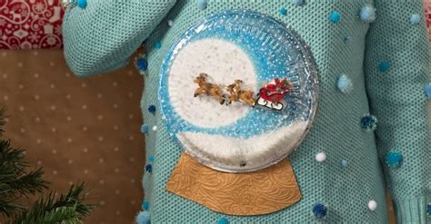 Supersized Snow Globe Christmas Sweater - American Lifestyle