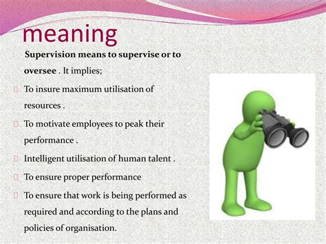 Supervise meaning