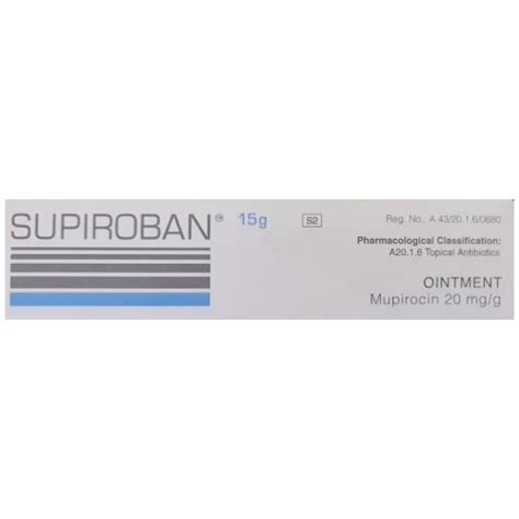 Supiroban ointment clicks.  Find Supiroban 2% Ointment uses, composition, side-e...