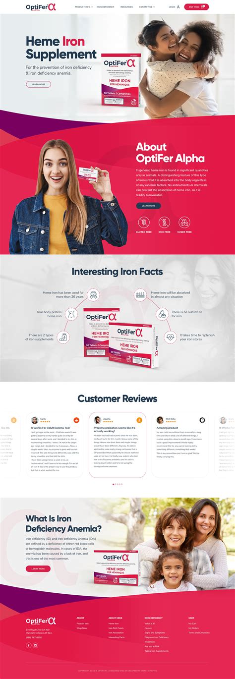 Supplement CPA Landing Page Design on Behance