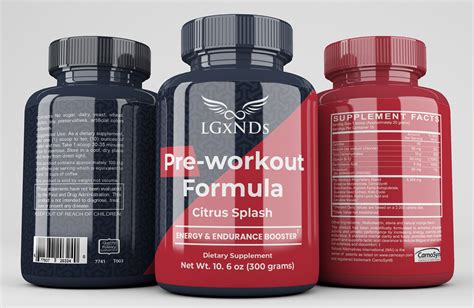 Supplement Label Design on Behance