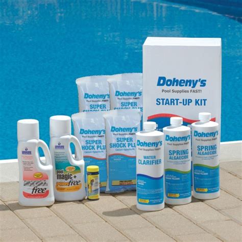 Supplies and Products for Opening Your Pool - Doheny