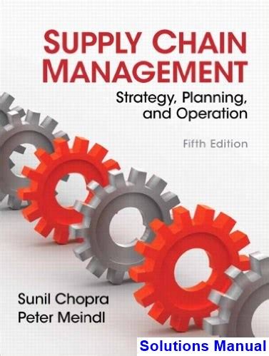 Supply chain management 5th chopra solution manual. - Security gsm alarm system user manual italiano.