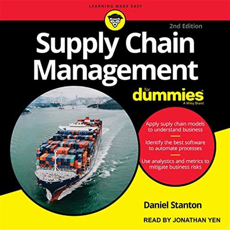 Download Supply Chain Management For Dummies By Daniel  Stanton