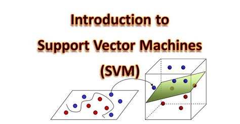 Support Vector Machine Introduction To Machine Learning