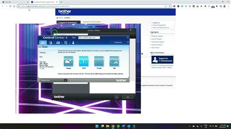 Support brother come windows.  Once connection set up it will create installa...