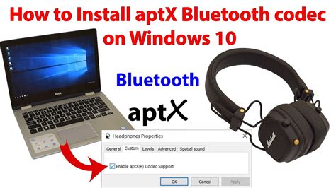 Support for Bluetooth Aptx codec in Windows 10