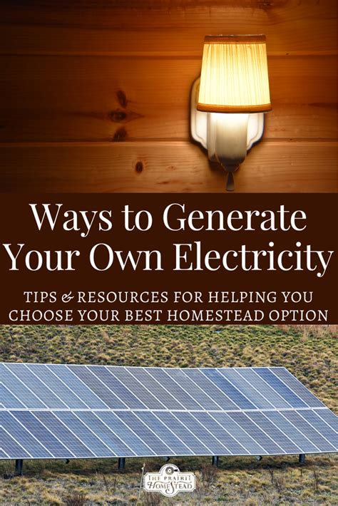 Support to generate your own electricity nidirect