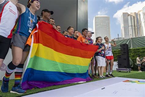 Supporters celebrate opening of Gay Games in Hong Kong, first in Asia, despite lawmakers’ opposition