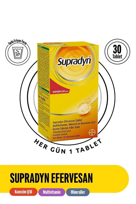 Supradyn vitamin nasıl kullanılır