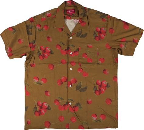 Supreme Cherry Rayon Short-Sleeve Shirt