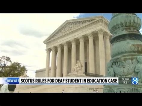 Supreme Court rules for deaf student in education case