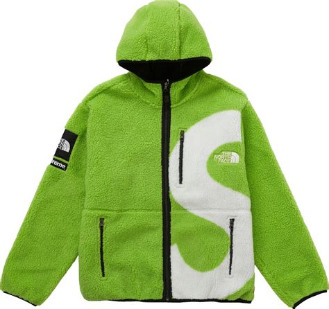 Supreme The North Face S Logo Fleece Jacket Lime - FW20