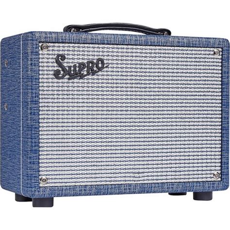 Supro 1606J 64 Super Tube Guitar Combo Amplifier Amp Blue …