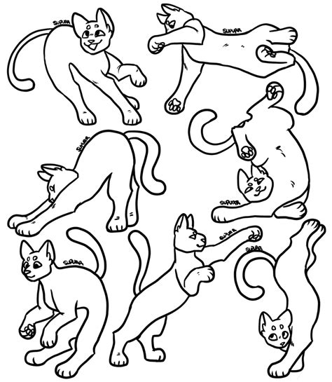 Cat Lineart. You Might Like… f2u fluffy cat base. By