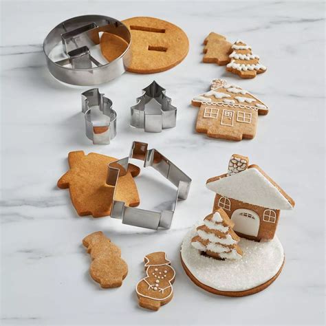 Sur La Table 3D Winter Village Cookie Cutter Set Sur La Table