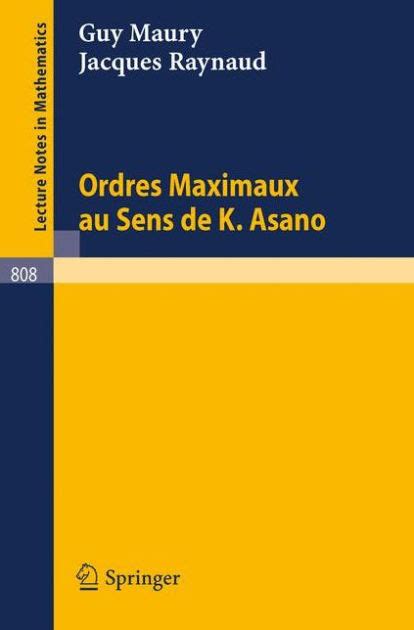 Sur les ordres maximaux au sens d'asano. - Autocad civil 3d 2013 user manual.