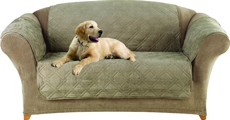 Surefit Microfiber Pet Sofa One Piece Quilted Furniture …