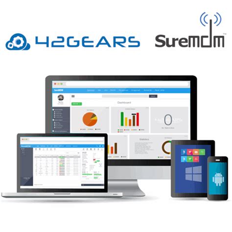 Suremdm. SureMDM, powered by 42Gears UEM, is an intuitive and powerful Enterprise Mobility Management Solution for Android, iOS, Windows, Linux and macOS platforms. You can secure, monitor and manage company owned devices for dedicated use as well as employee owned devices used to access company data (BYOD). 