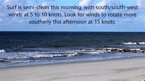 Detailed Surf Forecast and Surf Report for Folly Beach, South Carolina including top quality forecast resources.