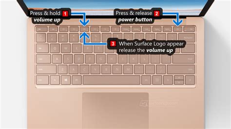 Surface laptop 3 bios key. .  ...