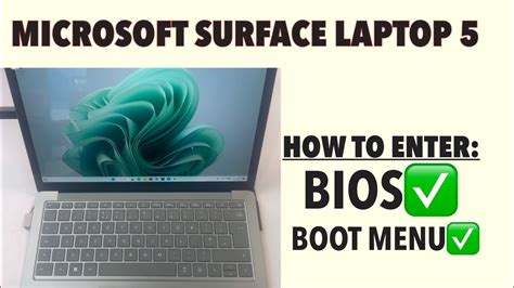Surface laptop 5 bios.  Accessing this interface allows users to modify boot ...