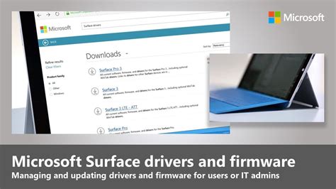 Surface pro 9 firmware update.  Important: - This package contains drivers for all of the...