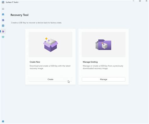 Surface recovery toolkit.  Note: If you're an IT admin, managing Surface ...
