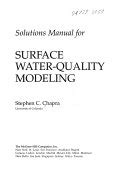 Surface water quality modeling chapra solution manual. - Dogmatische begründung der verkehrssicherungspflicht des reiseveranstalters und ihre grenzen.