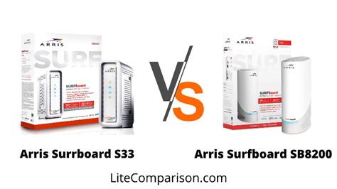 Surfboard s33 vs sb8200. Shop Now. ARRIS Surfboard S33 DOCSIS 3.1 Multi-Gigabit Cable Modem with 2.5 Gbps Ethernet Port, Approved for Cox, Xfinity, Spectrum & Others. $ 229.99 (3 Offers) Free Shipping from United States. us-mission StoreVisit Store. Compare. ARRIS - SURFboard S33 32 x 8 DOCSIS 3.1 Multi-Gig Cable Modem with 2.5 Gbps Ethernet Port. 