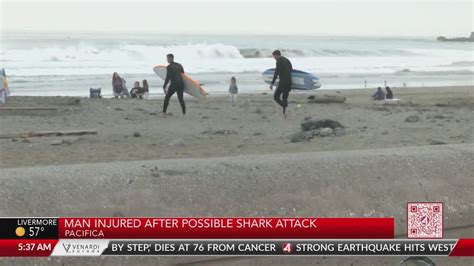 Surfer suffers injuries from possible shark attack in Pacifica