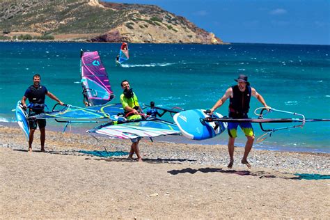 Surfing Crete