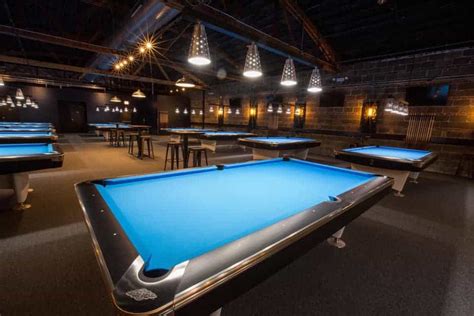 Surge billiards. Logan Square. Modern pool hall with 14 tables & sports on TV, serving coffee by day, drinks & bar fare by night. 