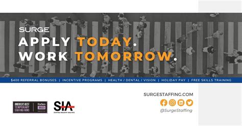 Surgestaffing com login. Our Scottsboro, AL location is now hiring for Forklift Operator positions! Apply Today. Work Tomorrow. APPLY >> https://surgestaffing.com/apply/ Why... 