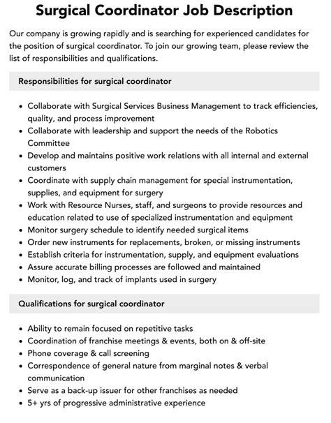 Surgical Coordinator Job in Flemington, NJ Glassdoor