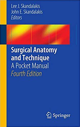 Surgical anatomy and technique a pocket manual 4th edition. - Manuale di istruzioni di altec lansing inmotion.
