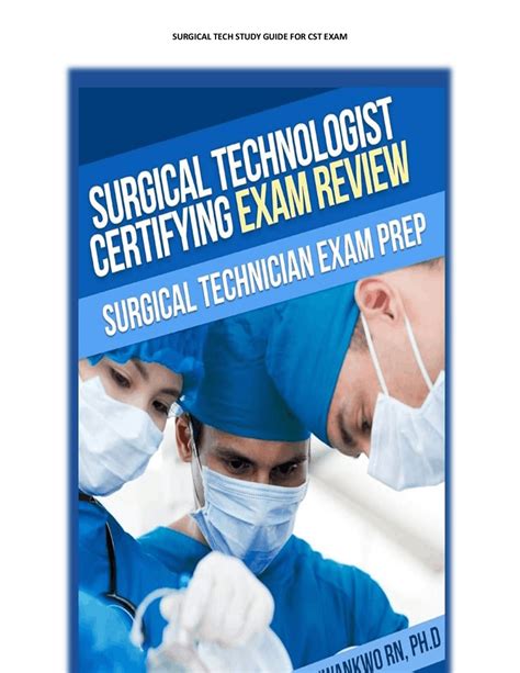 Surgical tech study guide for cst exam. - Manual del productor audiovisual manuales spanish edition.