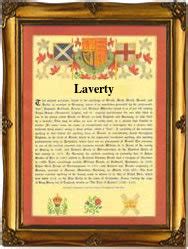 Surname Database: Laverty Last Name Origin