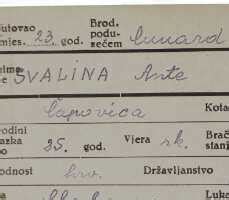 Surname Svalina @ Acta Croatica