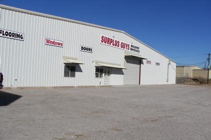 Surplus Guys Building Materials is a 30,000 square foot retail 