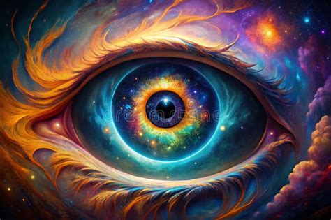 Surreal art.  Shop The Cosmic Eye &mdash; Surreal Space Art scifi-art t-s...