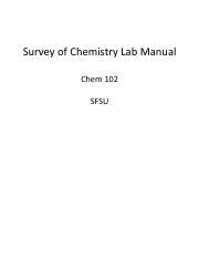 Survey of chemistry laboratory manual sfsu. - Solution manual modern auditing eighth edition.