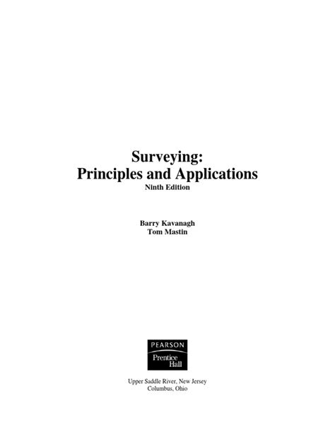 Surveying Principles And Applications Solution Manual Pdf